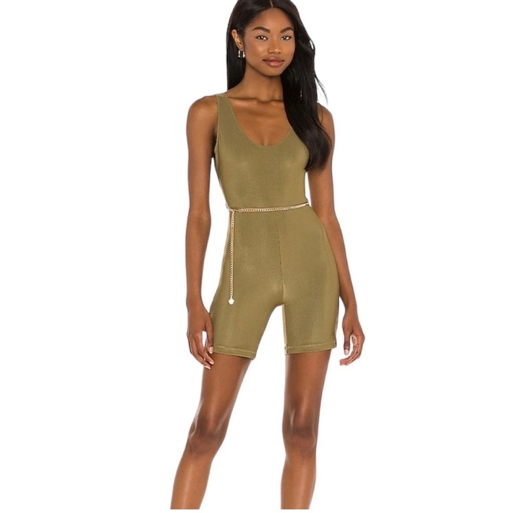 NWOT- WeWoreWhat x Revolve- Chain Scoop Bodysuit